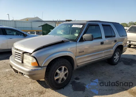 2000 Oldsmobile Bravada из США, поврежденный, VIN 1GHDT13W8Y2215439